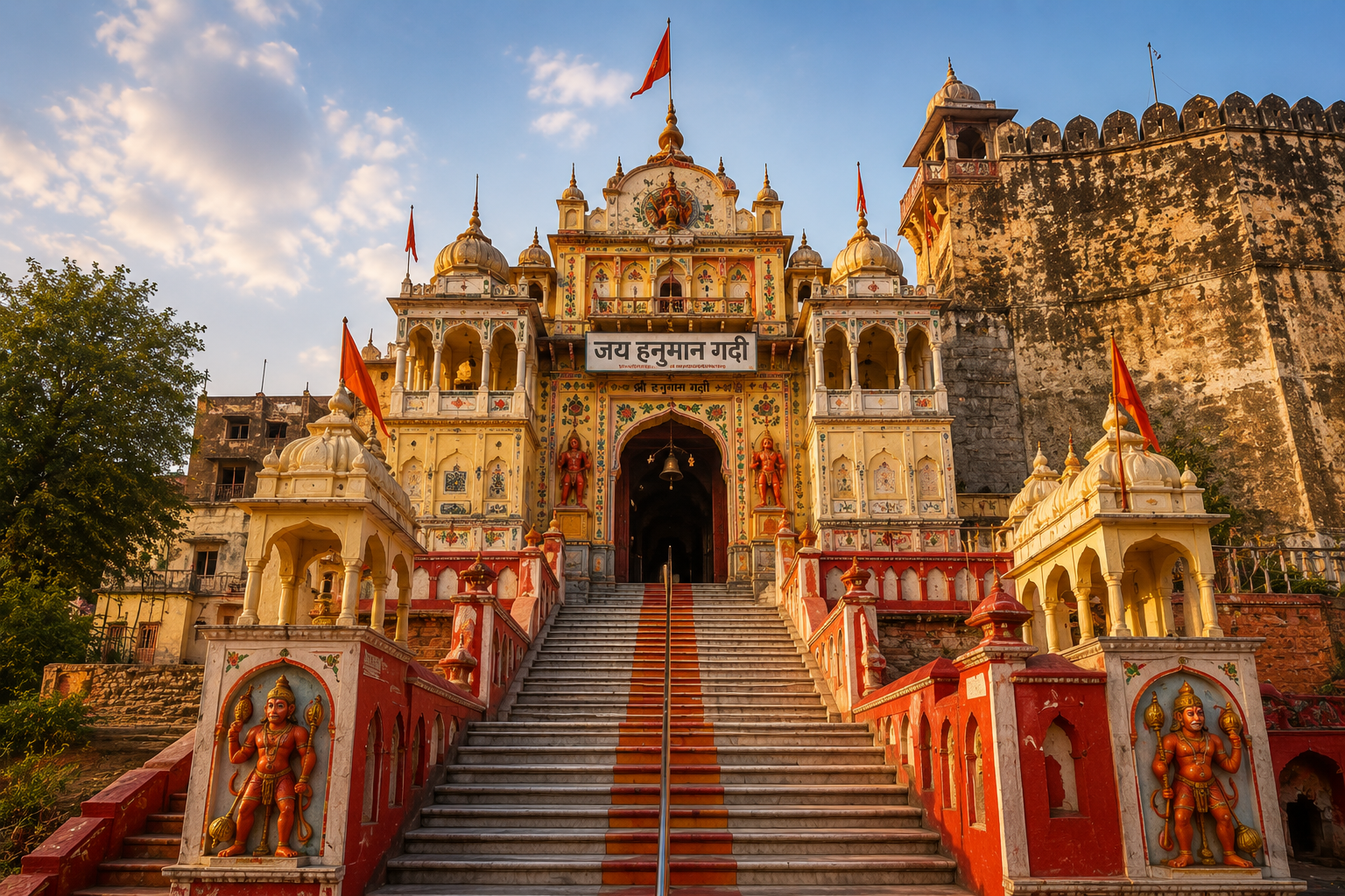 Hanuman Garhi hilltop temple of Lord Hanuman in Ayodhya