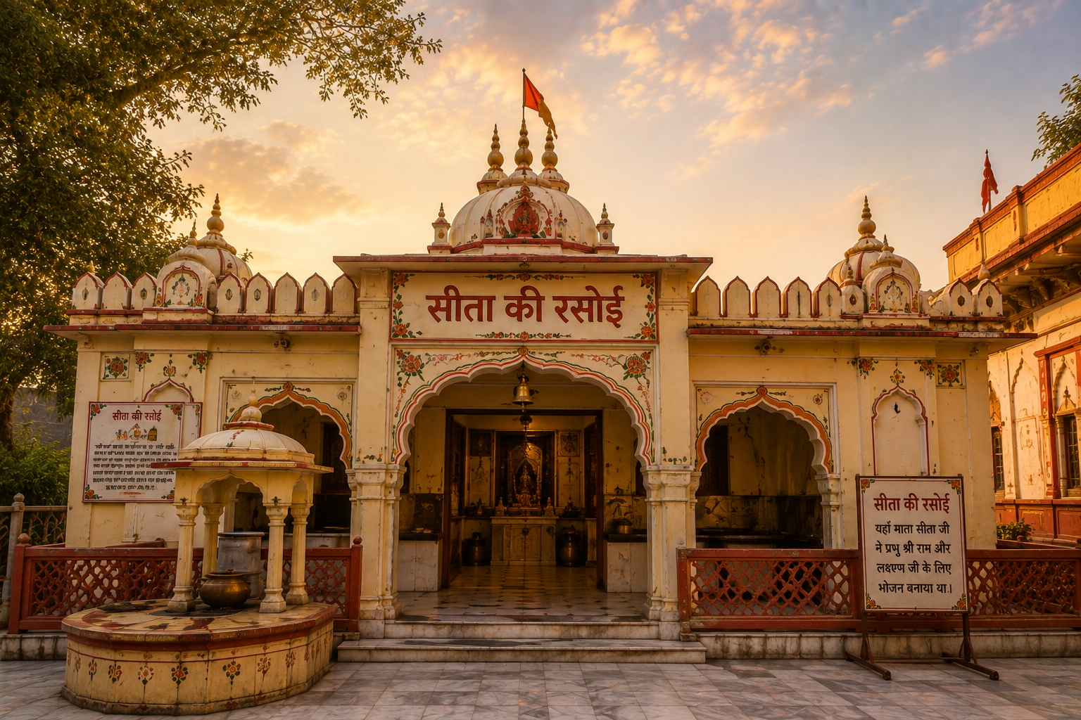 Sita Ki Rasoi temple showing Mata Sita's divine kitchen in Ayodhya
