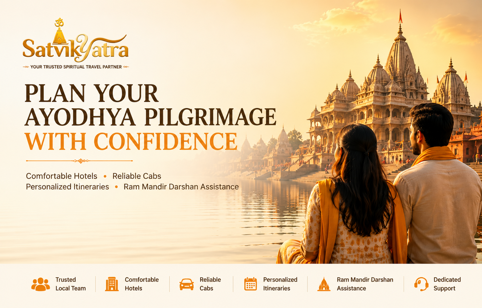 Ayodhya pilgrimage journey with Ram Mandir visit and spiritual travel planning